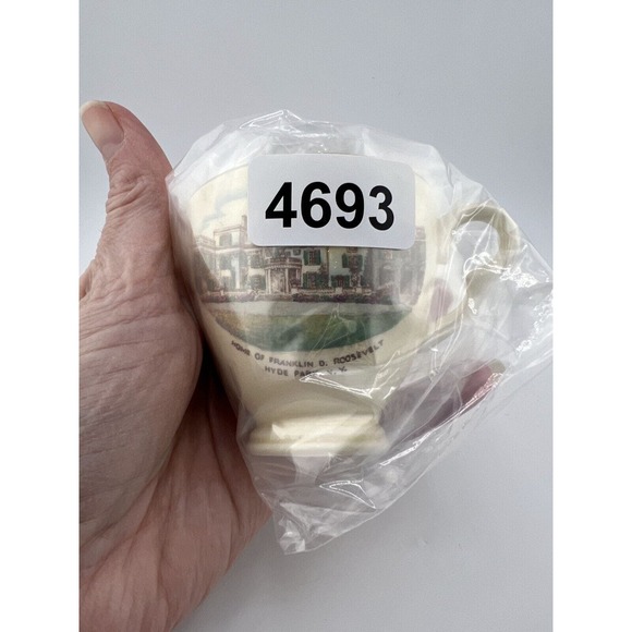 Vintage Crown Devon‎ Jonroth England Franklin D. Roosevelt Gold Rim Teacup - Picture 8 of 8